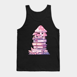 Books with Mushrooms Tank Top